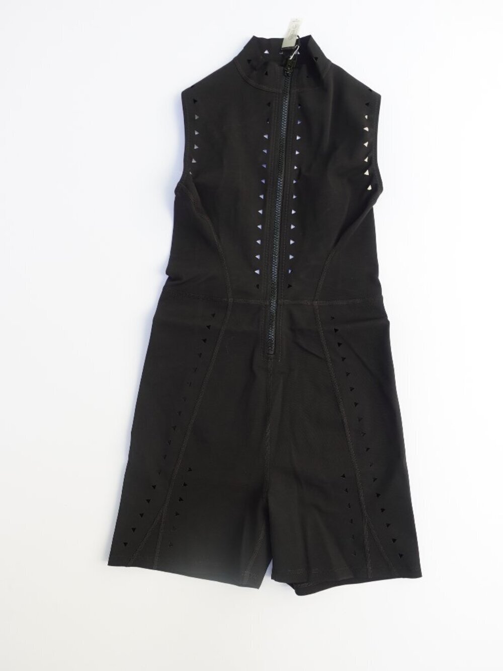 GIGI C Kina Romper size XS in Black NWT